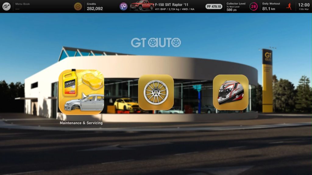 The GT Auto Screen