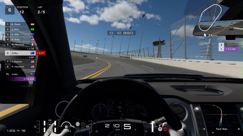Behind the wheel in GT7